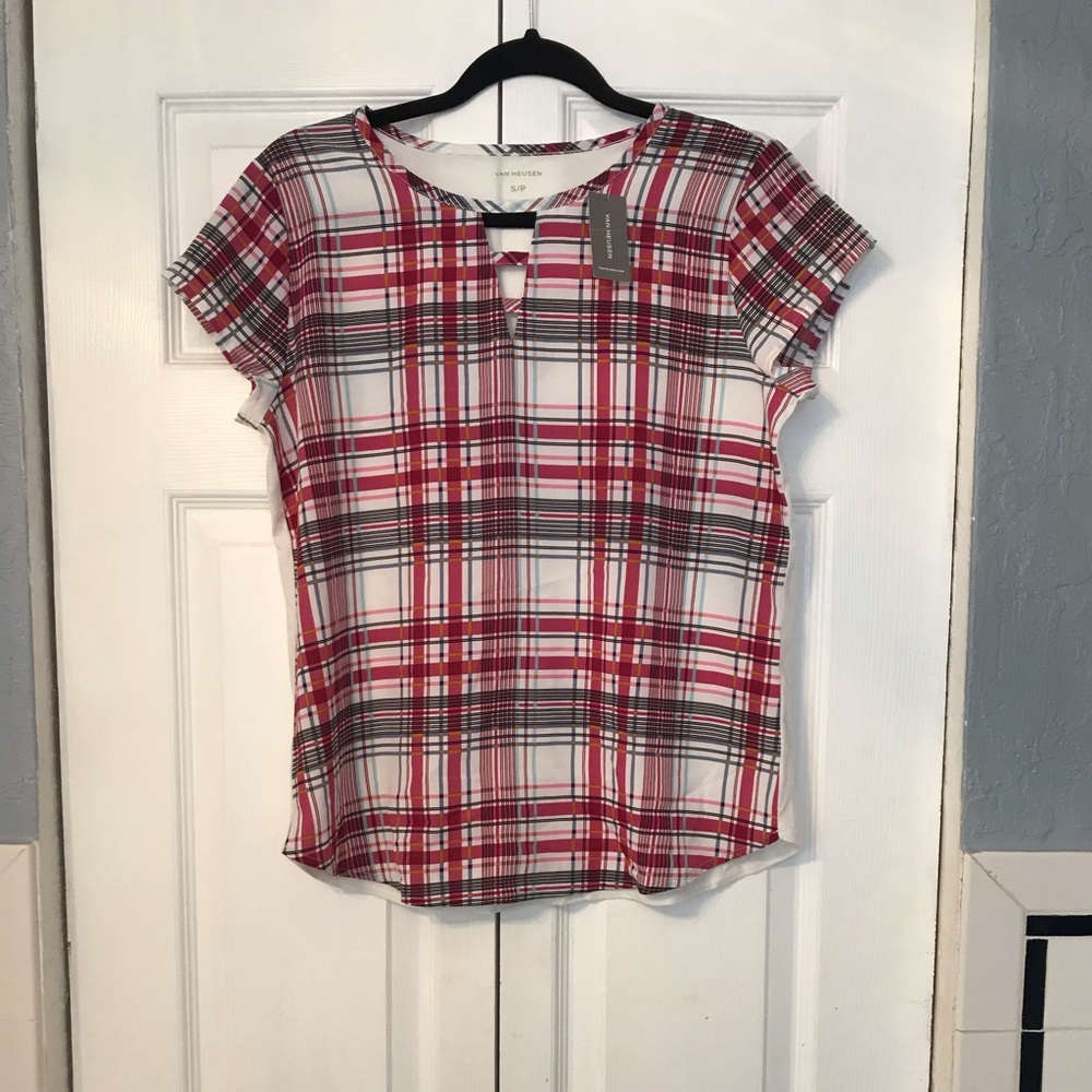 Van Heusen plaited blouse